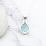 Aquamarine Gemstone Handmade Silver Pendant, thumbnail 1 of 5