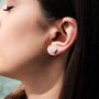 Heart 18kt Gold Plated Silver Small Stud Earrings, thumbnail 6 of 7