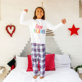 Kids Believes Personalised Christmas Pyjamas, 2 of 4