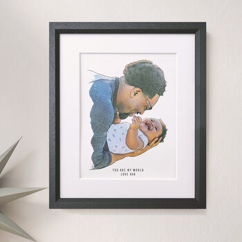 First Fathers Day Dad And Baby Portrait, 2 of 6