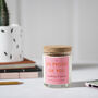 'So Proud Of You' Raspberry And Quince Candle, thumbnail 1 of 3