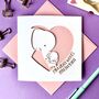 Personalised Elephant New Baby Card, thumbnail 2 of 5