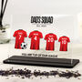 Personalised Dad’s Squad Football Plaque, thumbnail 1 of 3