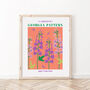 Personalised July Birth Flower Print Various Colours, thumbnail 2 of 4