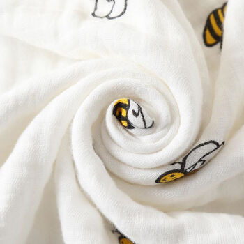 Extra Large Bee Cotton Muslin, 3 of 3