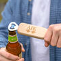 Personalised Wooden Bottle Opener With Initials, thumbnail 1 of 4