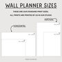 Personalised 2025 Notebook Style Calendar | A1 Or A2 Wall Planner, thumbnail 2 of 3