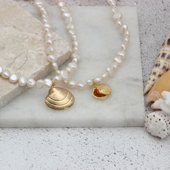 Pearl And Seashell Choker Necklace, 4 of 10