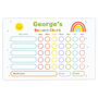 Personalised Kids Rewards Chart And Dry Wipe Pen, thumbnail 4 of 5