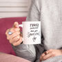 'Today, Someone Thinks You're Awesome' Teacher Mug, thumbnail 3 of 5
