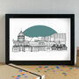 Worthing Skyline Art Print Unframed, thumbnail 1 of 6