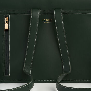 Into The Woods Green Large Satchel Backpack, 7 of 7