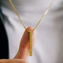 Personalised Bar Necklace, thumbnail 1 of 6