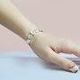 Organic Nugget Sterling Silver Bracelet, thumbnail 7 of 12