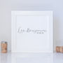 Personalised New Baby Framed Print, thumbnail 1 of 4