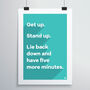 Get Up Stand Up Print, thumbnail 2 of 12