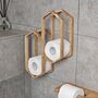 Scandi Oak Wood Toilet Paper Holder, thumbnail 1 of 11