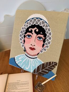 Jane Austen Tapestry Kit With 100% British Wool, 3 of 3