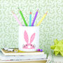 Personalised Rabbit Pen And Pencil Pot, thumbnail 1 of 2