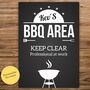 Personalised Metal BBQ Sign, For Indoor Or Outdoor Use, thumbnail 3 of 4