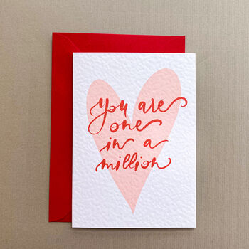 You Are One In A Million Greeting Card, 7 of 8
