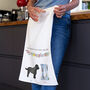 Personalised Best Dog Mum Tea Towel, thumbnail 2 of 12