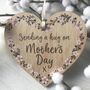 Personalised Mothers Day Flower Keepsake Heart, thumbnail 1 of 7