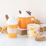 Pumpkin Cream Lidded Mug For Her, thumbnail 2 of 4