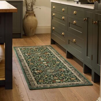 Hug Rug Eco Washable Country Paisley Green, 9 of 11