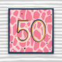 Female 50th Birthday Card, thumbnail 1 of 3