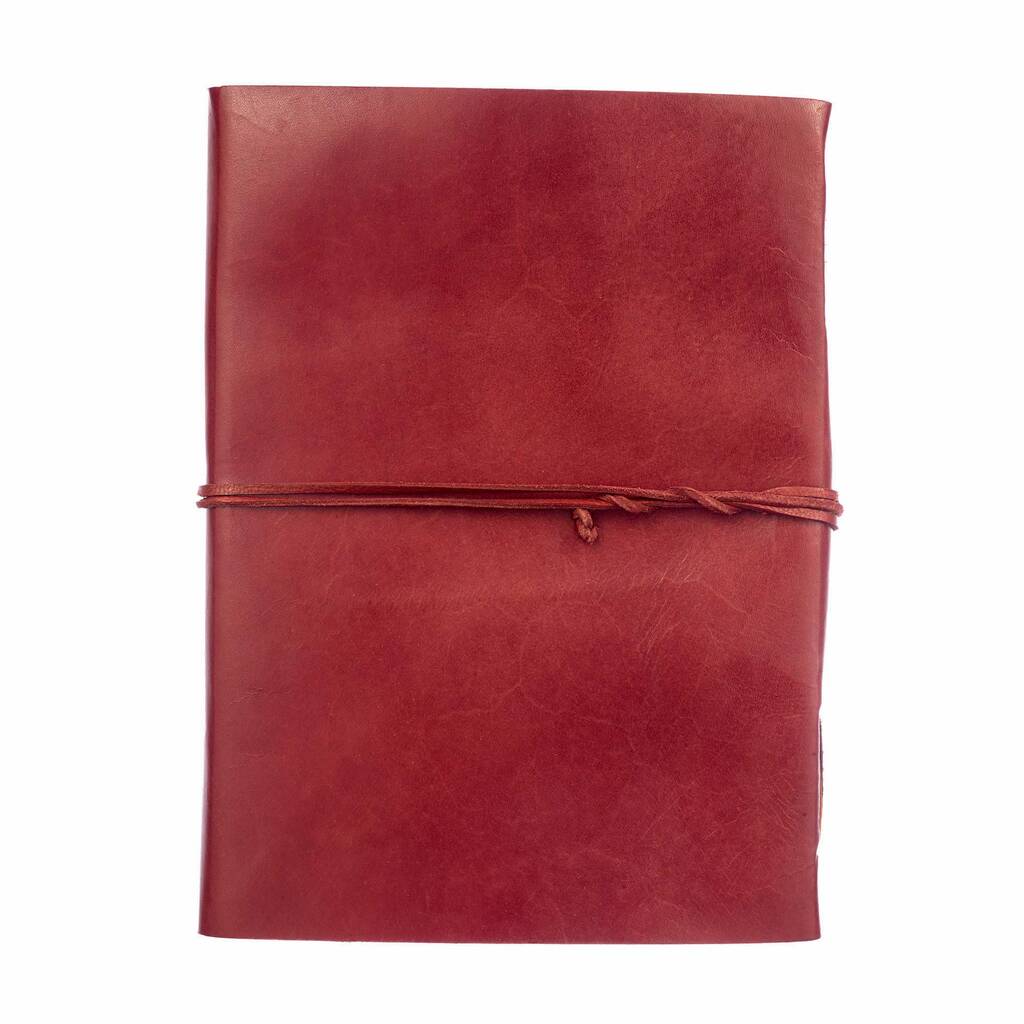 Personalised A5 Leather Journal By Paper High