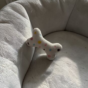 Bone Shaped Squeaky Small Dog Toy, 3 of 6