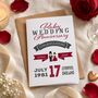 Personalised Ruby Wedding Anniversary Card, thumbnail 4 of 6