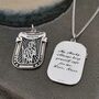 'Protectus' Dog Tag Saint Christopher Necklace, thumbnail 4 of 12