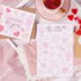 Pink Personalised Love Letter With Heart Confetti, thumbnail 2 of 3