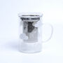 Patterned Glass Infuser Mug, thumbnail 4 of 4