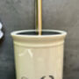 White Ceramic ‘Le Bain’ Toilet Brush Holder Stand, thumbnail 7 of 12
