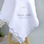 Personalised White Shawl For Christening, thumbnail 2 of 4