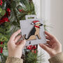 Christmas German Shepherd Dog Pin Badge, thumbnail 8 of 12