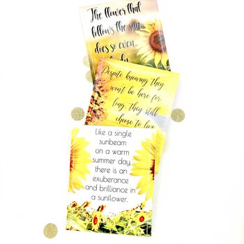 Sunflower Themed Tea Gift | Encouragement Gift | Gardener Gift, 9 of 11