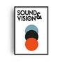 Sound And Vision Giclée Retro Abstract Art Print, thumbnail 1 of 2