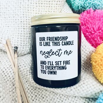 Funny Friendship Candle Gift, 2 of 9