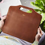 Leather Laptop Case Bag, thumbnail 1 of 9