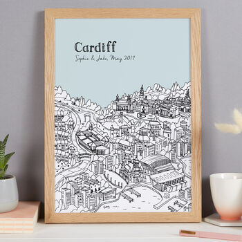 Personalised Cardiff Print, 5 of 10