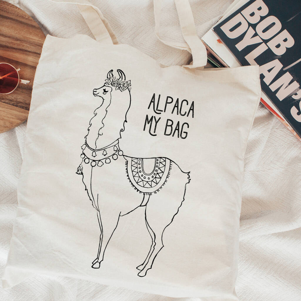Personalised Llama Bag, 1 of 2