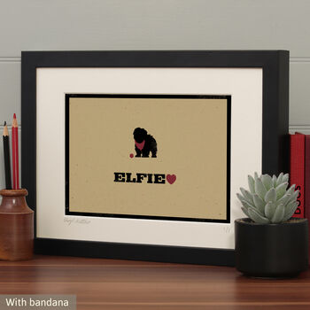Personalised Ihasa Apso Print For One Or Two Dogs, 4 of 12