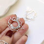 Sterling Silver Kaleidoscope Hoops, thumbnail 4 of 8