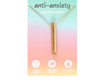 Anxiety Relief Necklace Mindful Gift, 4 of 5
