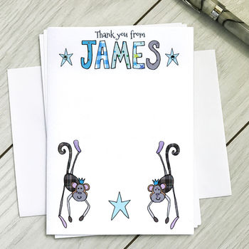 Personalised Childrens Thank You Notecards, 7 of 12