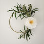 Paper Peony And Preserved Eucalyptus Ring Wreath, thumbnail 4 of 4